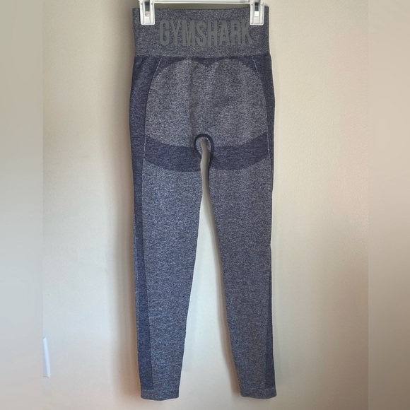 Gymshark Pants - Gymshark Flex High Waisted Full Length Leggings Blue Marl ( size S )
